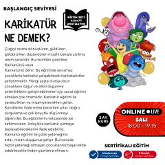 Karikatür Çizimi  (9-15 Yaş)-Başlangıç Seviyesi