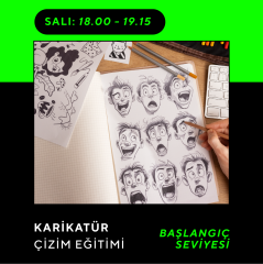 Karikatür Çizimi  (9-15 Yaş)-Başlangıç Seviyesi