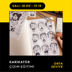 Karikatür Çizimi Eğitimi Orta Seviye (9-15 Yaş)