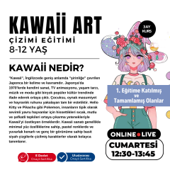 Kawaii Art Çizim Eğitimi Orta Seviye (8-12 Yaş)