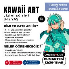 Kawaii Art Çizim Eğitimi Orta Seviye (8-12 Yaş)
