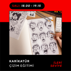 Karikatür Çizimi  İleri Seviye (9-15 Yaş)