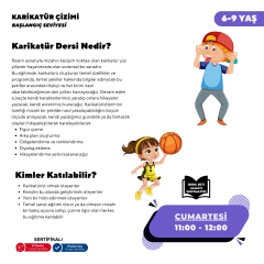 Karikatür Çizim - Yüz Yüze (Başlangıç Seviyesi) (6-9 Yaş )