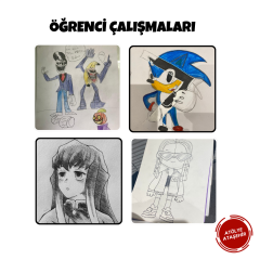 Karikatür Çizim - Yüz Yüze (Başlangıç Seviyesi) (6-9 Yaş )