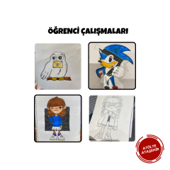 Karikatür Çizim - Yüz Yüze (Başlangıç Seviyesi) (6-9 Yaş )