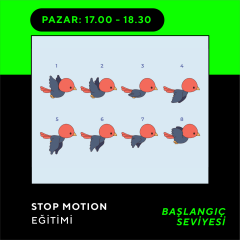 Stop Motion Eğitimi (11-16 Yaş)- Yüz Yüze