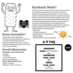 Karikatür Çizim - Yüz Yüze (Orta Seviye) (6-9 Yaş )
