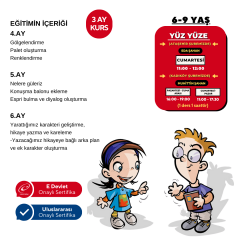 Karikatür Çizim Eğitimi - Yüz Yüze (Orta Seviye) (6-9 Yaş )