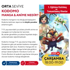 Kodomo Manga & Anime Çizimi (7-13 Yaş)  Orta Seviye