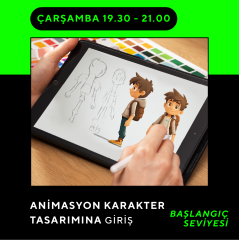 Animasyon Karakter Tasarımına Giriş (+15 yaş)