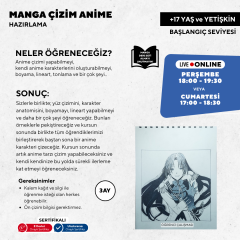 Manga Çizim ve Anime Hazırlama (Başlangıç Seviye) 17 Yaş ve Yetişkin