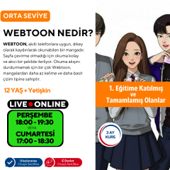 Webtoon ve Manhwa (Kore Çizgi Roman) Hazırlama Eğitimi (Orta Seviye)