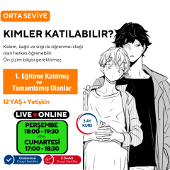 Webtoon ve Manhwa (Kore Çizgi Roman) Hazırlama Eğitimi (Orta Seviye)