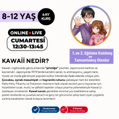 Kawaii Art Çizim Eğitimi İleri Seviye (8-12 Yaş)