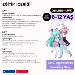 Kawaii Art Çizim  İleri Seviye (8-12 Yaş)