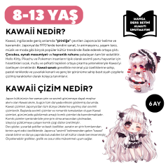 Kawaii Manga Çizim  (8-13 Yaş) İleri Seviye - Yüz Yüze