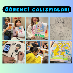 Kawaii Manga Çizim  (8-13 Yaş) İleri Seviye - Yüz Yüze
