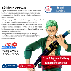 Mangaka Olmak için Japon Çizgi Roman (MANGA) Storyboard Eğitimi (İleri Seviye)