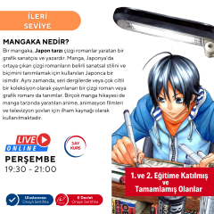 Mangaka Olmak için Japon Çizgi Roman (MANGA) Storyboard Eğitimi (İleri Seviye)