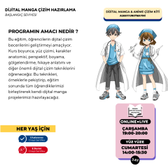 Dijital Manga Çizim Hazırlama Eğitimi
