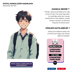 Dijital Manga Çizim Hazırlama Eğitimi