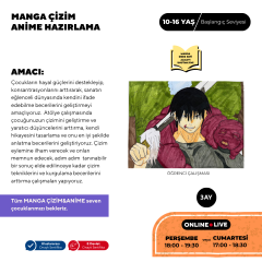 Manga Çizim ve Anime Hazırlama (Başlangıç Seviye) 10-16 Yaş