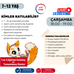 Chibi & Furry Çizim Eğitimi (7-12 Yaş)(İleri Seviye)