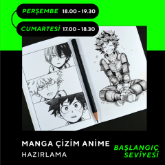 Manga Çizim ve Anime Hazırlama (Başlangıç Seviye) 10-16 Yaş