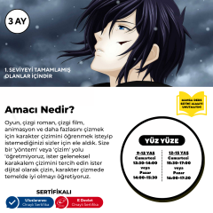 Karakter Tasarlama (9-15 Yaş)(Orta Seviye) - Yüz Yüze