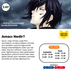 Karakter Tasarlama (9-15 Yaş)(Orta Seviye) - Yüz Yüze