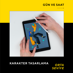 Karakter Tasarlama (9-15 Yaş)(Orta Seviye) - Yüz Yüze