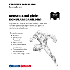 Karakter Tasarlama (9-15 Yaş)- Başlangıç Seviyesi Yüz Yüze