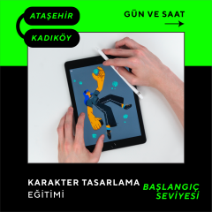 Karakter Tasarlama (9-15 Yaş)- Başlangıç Seviyesi Yüz Yüze