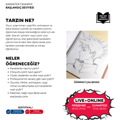 Karakter Tasarımı (12+ Yaş) -Başlangıç Seviyesi - Online
