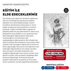 Karakter Tasarımı (12+ Yaş) -Başlangıç Seviyesi - Online
