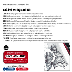 Karakter Tasarımı (12+ Yaş) -Başlangıç Seviyesi - Online