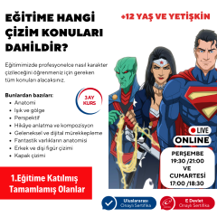 Karakter Tasarımı (Orta Seviye) (+12 Yaş)