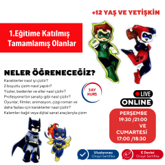 Karakter Tasarımı (Orta Seviye) (+12 Yaş)