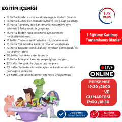 Karakter Tasarımı (Orta Seviye) (+12 Yaş)
