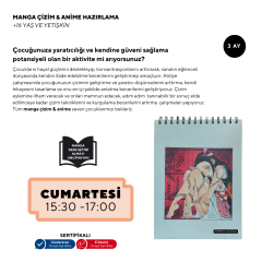 Manga Çizim Ve Anime Hazırlama  -Yüz Yüze ( + 16 ve Yetişkin)