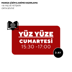 Manga Çizim Ve Anime Hazırlama (Orta Seviye) -Yüz Yüze ( + 16 ve Yetişkin)