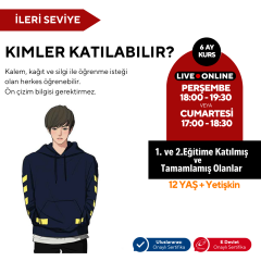 Webtoon ve Manhwa (Kore Çizgi Roman) Hazırlama Eğitimi (İleri Seviye )
