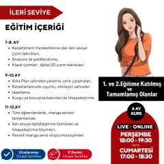 Webtoon ve Manhwa (Kore Çizgi Roman) Hazırlama Eğitimi (İleri Seviye )