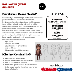 Karikatür Çizim - Yüz Yüze (İleri Seviye) (6-9 Yaş )
