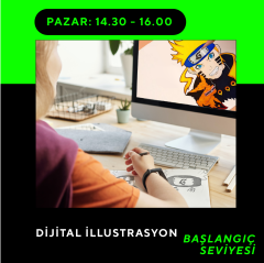 Dijital İllustrasyon (10-15 yaş arası )-Başlangıç Seviyesi
