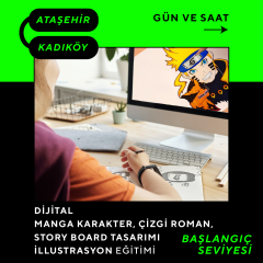 Dijital İllustrasyon Eğitimi (10-15 yaş arası )-Başlangıç Seviyesi