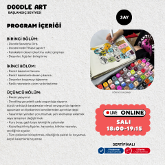 Doodle Sketching Art - Karalama Sanatı (8-14 Yaş)
