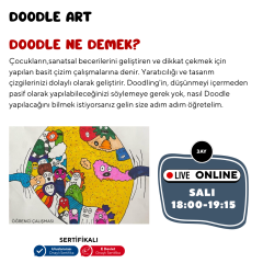 Doodle Sketching Art - Karalama Sanatı (8-14 Yaş)
