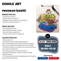 Doodle Sketching Art - Karalama Sanatı (8-14 Yaş)
