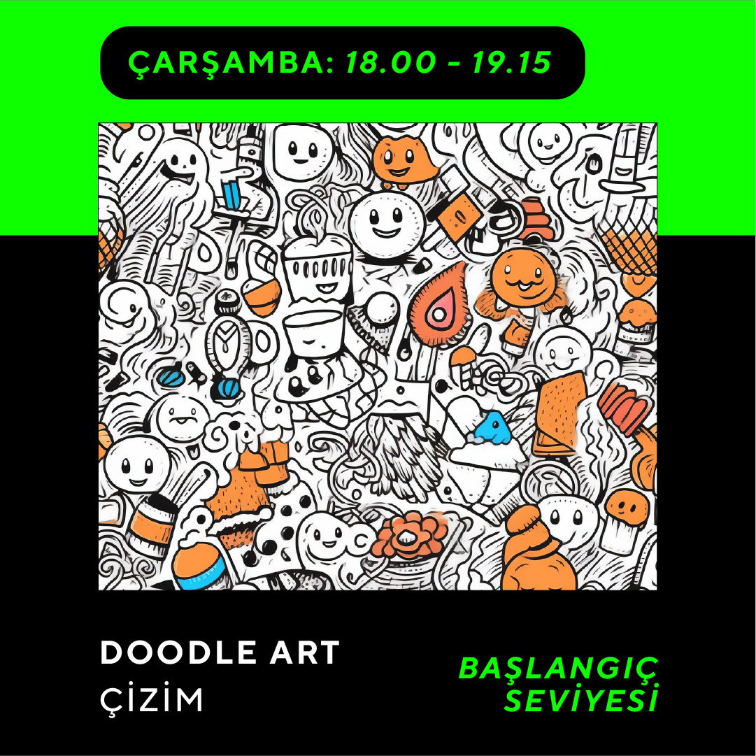 Doodle Sketching Art - Karalama Sanatı (8-14 Yaş)